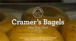 Desktop Screenshot of cramersbagels.com